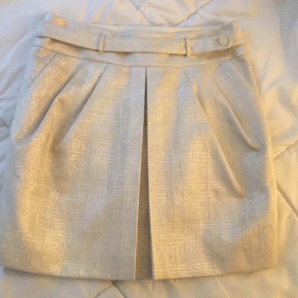 Club Monaco gold skirt